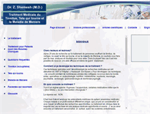 Tablet Screenshot of fr.tinnitus-vertigo-clinic.com